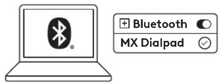 LOGITECH MX Creative Console - ADIM: BİLGİSAYARINIZLA EŞLEŞTİRME İŞLEMİNİ TAMAMLAYIN - 1