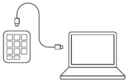 LOGITECH MX Creative Console - 5단계: USB-C를 통해 MX CREATIVE KEYPAD를 연결하고 시작하기 - 1