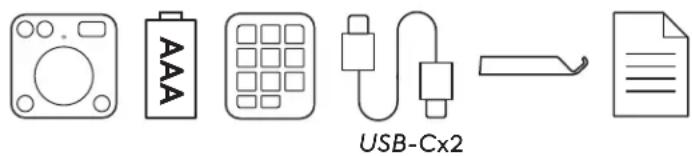 LOGITECH MX Creative Console - KORAK: VSEBINA ŠKATLE - 1