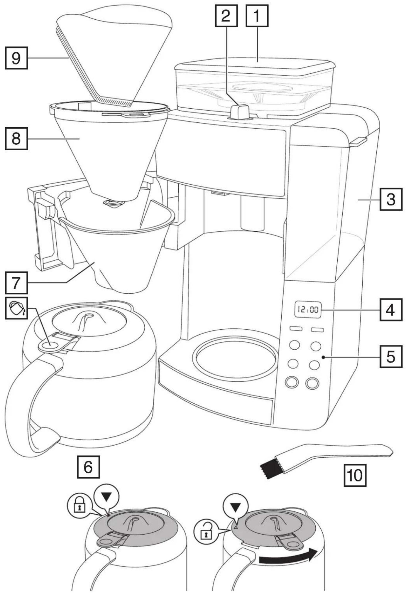 RUSSELL HOBBS Grind & Brew 25620-56 - 1