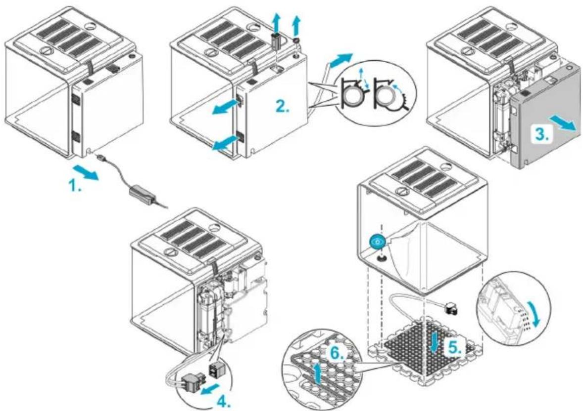 OASE biOrb EARTH 125 - ヒーターケーブルを再度取り回す、または交換する - 1