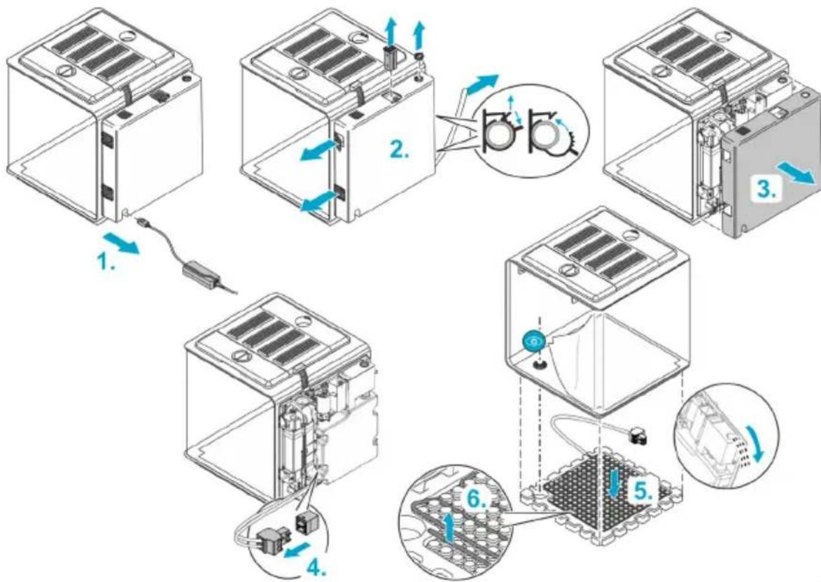 OASE biOrb EARTH 125 - Lämmityskaapelien asennus uudelleen tai vaihto - 1