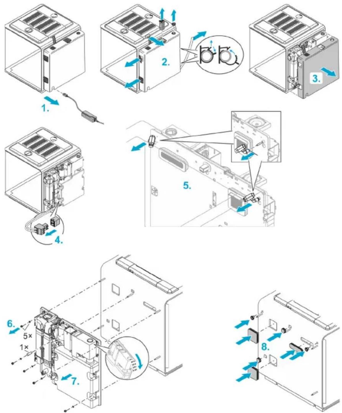OASE biOrb EARTH 125 - 背面部品の交換 - 1
