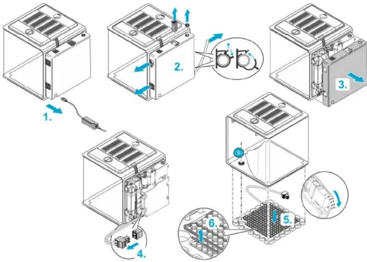 OASE biOrb EARTH 125 - Dra ny värmekabel eller byta - 1