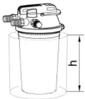 OASE FiltoClear Set 13000 - Enterrar o filtro de pressão - 1