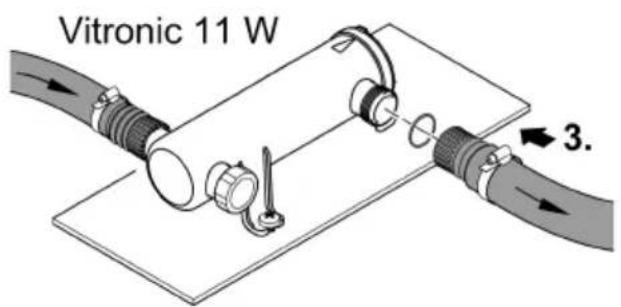OASE Vitronic 18 W - Utføre tilkoblingene - 1