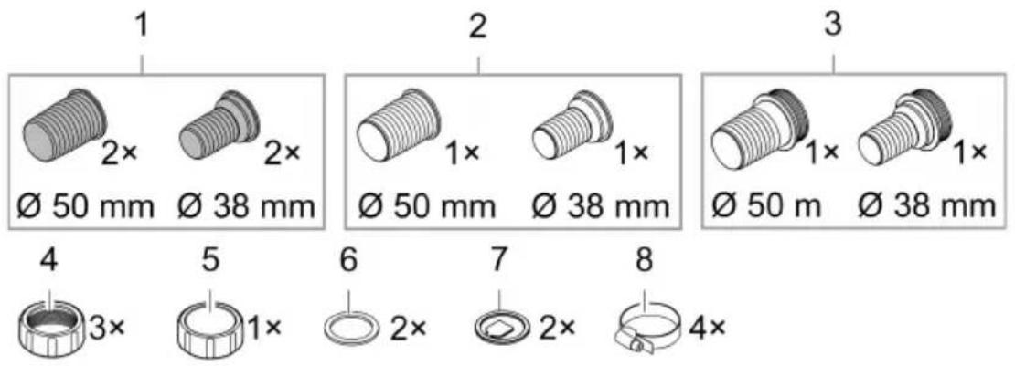 OASE FiltoClear 19000 - Connection components for installation - 1