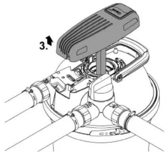 OASE FiltoClear 19000 - Desmontar la cabeza del equipo UVC - 2