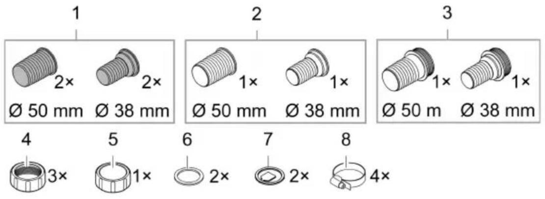 OASE FiltoClear 19000 - Anslutningsdilar for montering - 1