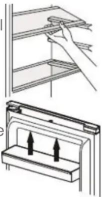 DE DIETRICH DRS1244ED - Utilización de las estanterías - 1