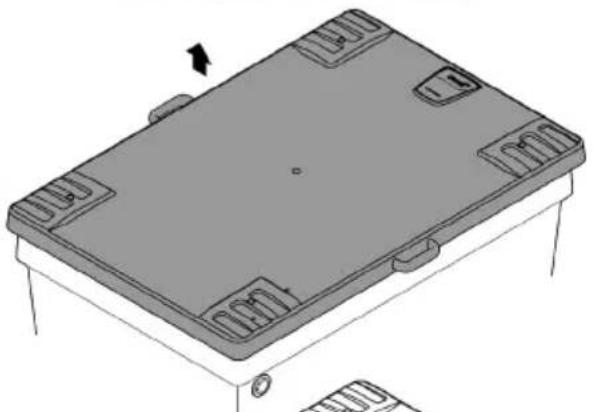 OASE BioTec ScreenMatic 60000 - Retirer le couvercle du réservoir - 2