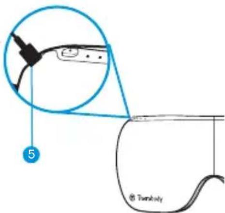 THERAGUN SmartGoggles 2nd Generation - Bouton marche/arret - 2