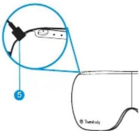 THERAGUN SmartGoggles 2nd Generation - Bouton d'alimentation - 1