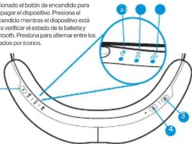 THERAGUN SmartGoggles 2nd Generation - Botón de encendido - 1