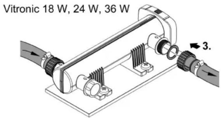 OASE Vitronic 55 W - Establecimiento de las conexiones - 3
