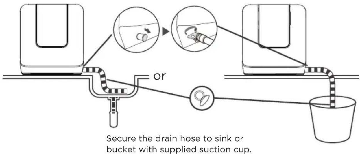 MIDEA MDC17P2DWW - Connection Of Drain Hoses - 1