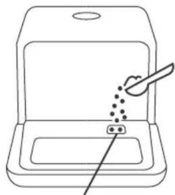 MIDEA MDC17P2DWW - Open the door, placing the dishes and adding detergent - 2
