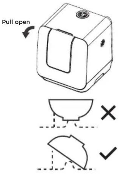 MIDEA MDC17P2DWW - Open the door, placing the dishes and adding detergent - 1