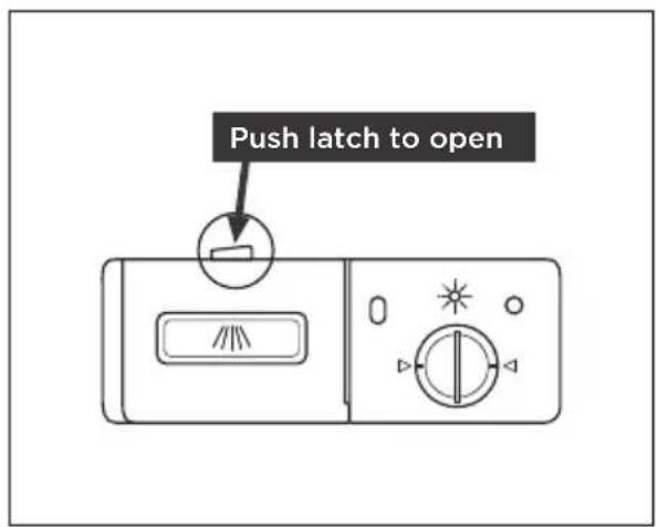 MIDEA MDC22P1ABB - Filling The Detergent Dispenser - 1