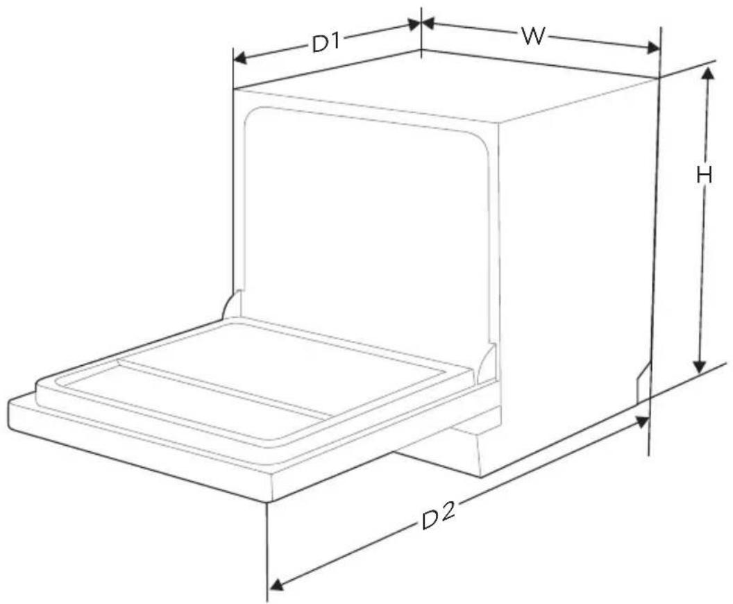 MIDEA MDC22P1ABB - SPECIFICATIONS - 1