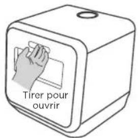 MIDEA MDC17P4CWW - Ouvrir la porte, placer la vaisse et ajouter le détergent - 1