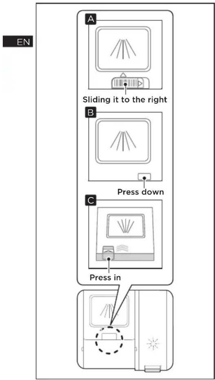 MIDEA SU 7.35X14BS - Filling The Detergent Dispenser - 1