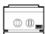 DCS GDSBE1-302L - 3GDSBE1-302 Plaque chauffante/brûleur latéral - 6