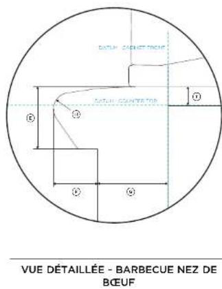 DCS GDSBE1-302L - SPÉCIFICATIONS | DÉTAILS DE BORDURE NEZ DE BŒUF - 2