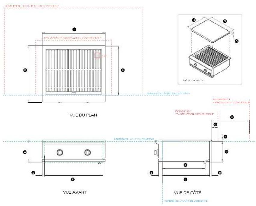 DCS GDSBE1-302L - FICHE TECHNIQUE | PLAQUE DE CUISSON/BRÛLEUR LATÉRAL - 2