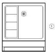 DCS GDSBE1-302L - 3GDSBE1-302 Plaque chauffante/brûleur latéral - 13