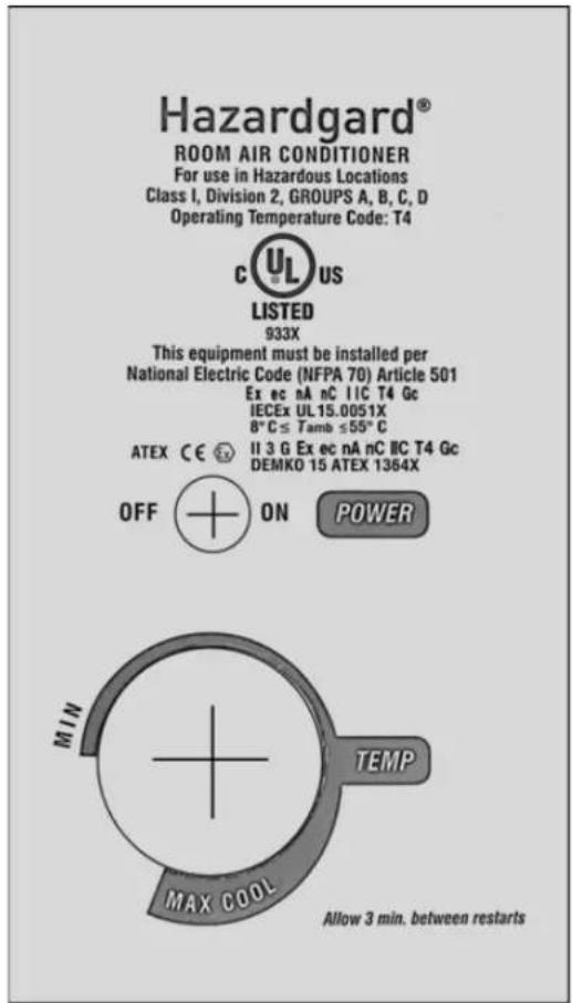 Friedrich Hazardgard SH20M30B - Specific Conditions of Use: - 1