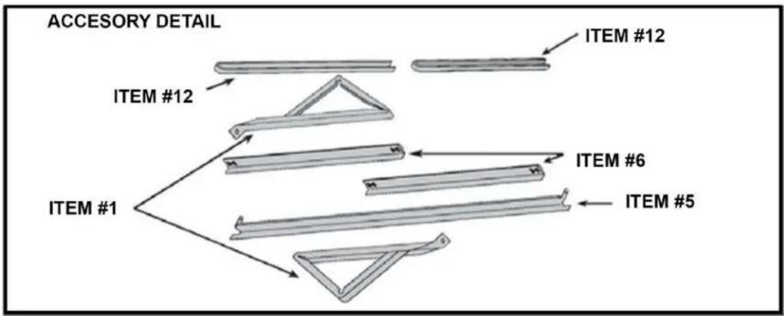 Friedrich Hazardgard SH20M30B - Window Mount Installation Hardware - 6