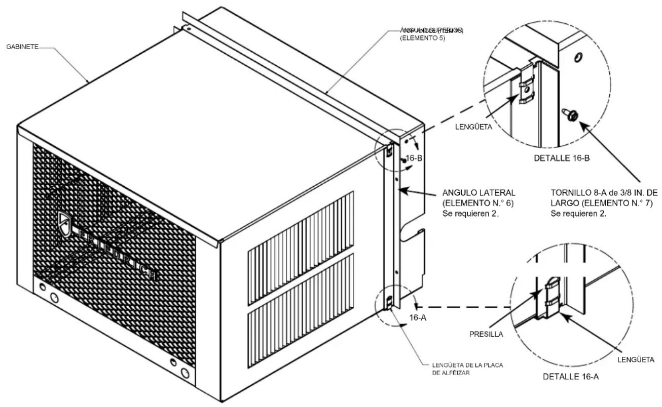 Friedrich Hazardgard SH20M30B - Preparación del armazón (gabinete) para su instalación - 1