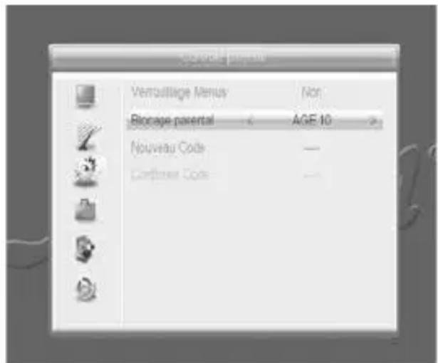 ASTRELL DVB-T2 011140 - Für die Auswahl des Jugendschutzniveauaus : - 1
