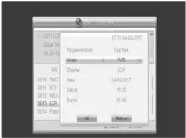 ASTRELL DVB-T2 011140 - B - Eine zeitversetzte Aufzeichnung programmieren - 1