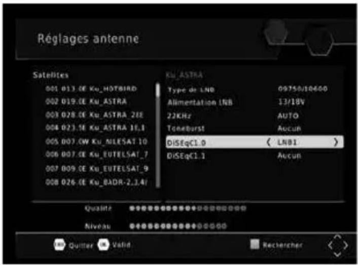 ASTRELL DVB-S2 013127 - A - Configuración del conmutador - 1