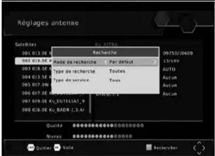 ASTRELL DVB-S2 013127 - D - Buscar canais - 2
