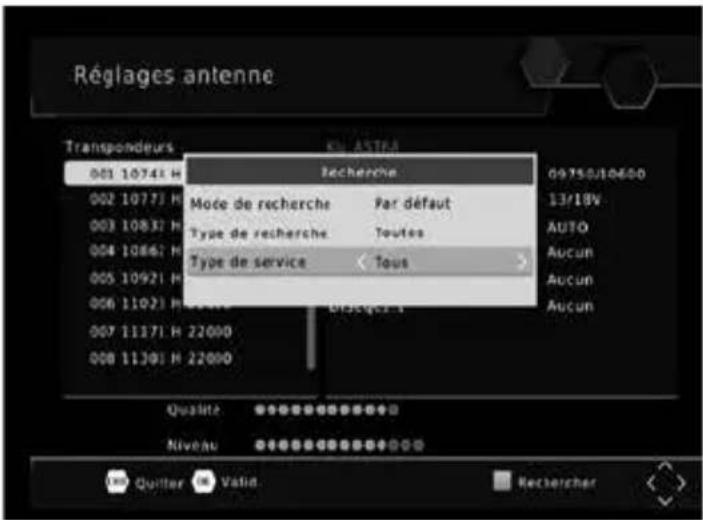 ASTRELL DVB-S2 013127 - Pour ajouter une chaîne : - 1