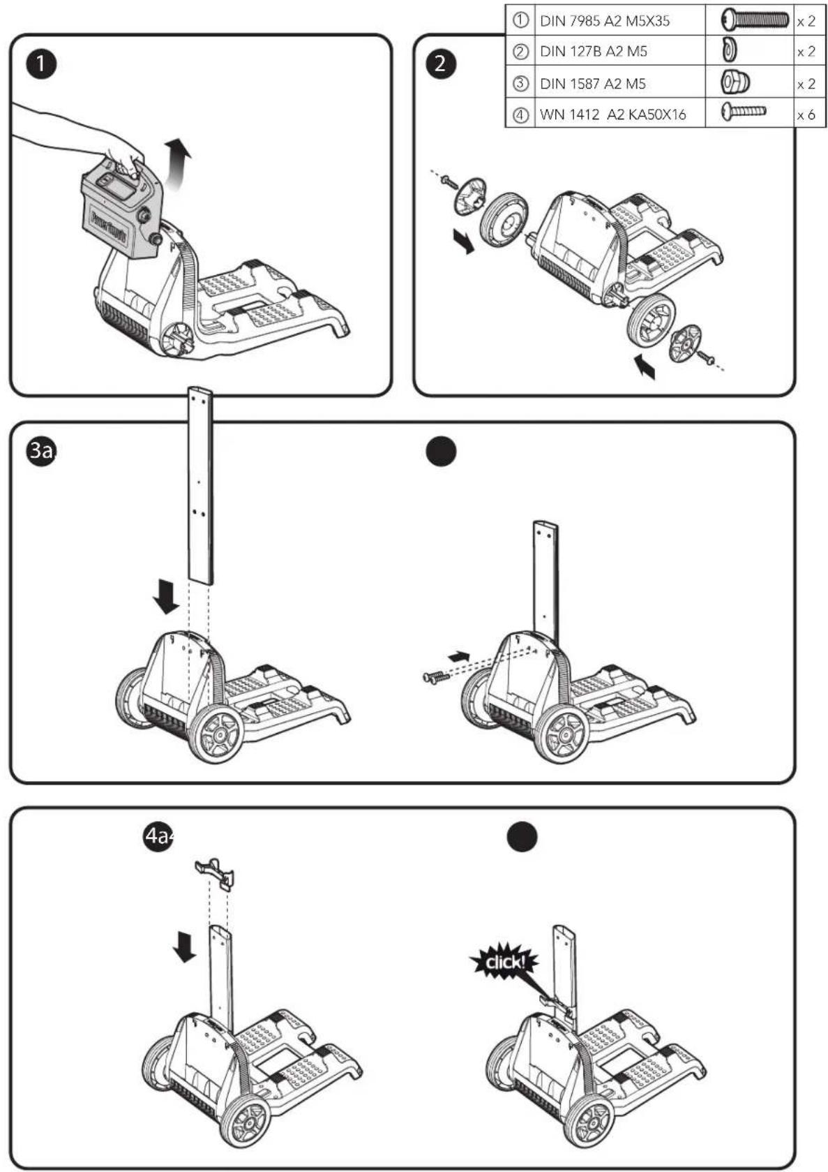 MAYTRONICS Dolphin W20 - CADDY ASSEMBLY - 1