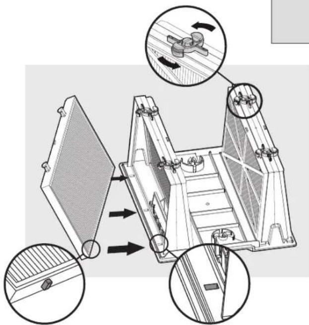 MAYTRONICS Dolphin W20 - Cleaning the filter cartridges - 7