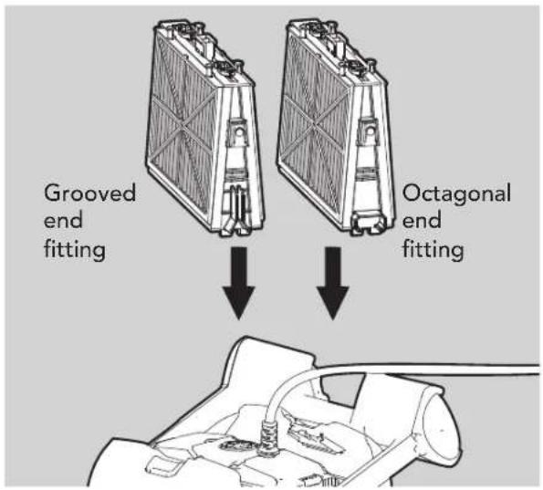 MAYTRONICS Dolphin Evolution 50 - Cleaning the filters of the cartridges - 6