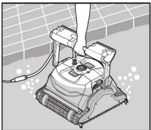 MAYTRONICS Dolphin T60 - Immergete il pulitore nella piscina - 1