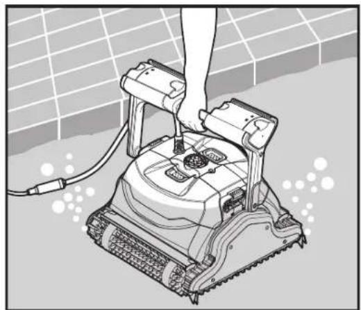 MAYTRONICS Dolphin T60 - Inmersión del limpiador en la piscina - 1