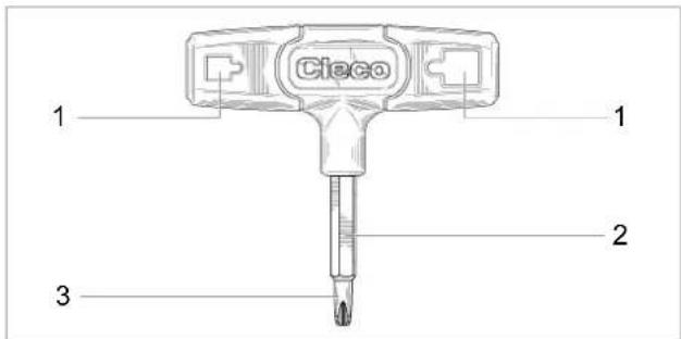 Cleco CLBA123 - Aufwicklungsgefahr - 1