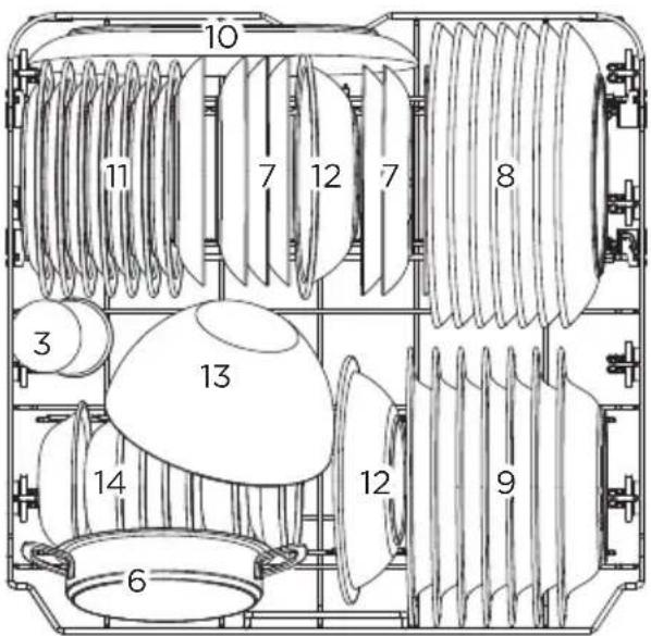 MIDEA SU 5.35X14CS - 2.Panier inférieur - 1
