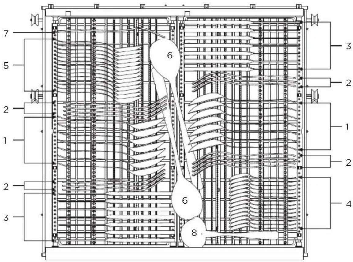 MIDEA SU 5.35X14CS - 4.Cutlery rack: - 1