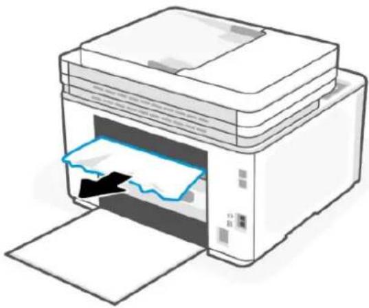 HP LaserJet Pro MFP M3102fdn - Élimination des bourrages dans le bac d'alimentation - 5