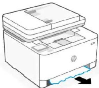 HP LaserJet Pro MFP M3102fdn - Suppression de bourrages dans le bac d'alimentation - 2