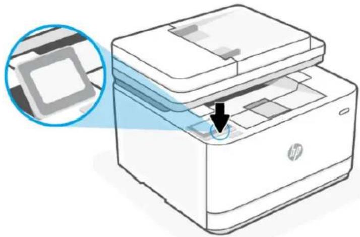HP LaserJet Pro MFP M3102fdn - Soulèvement du panneau de commande - 1