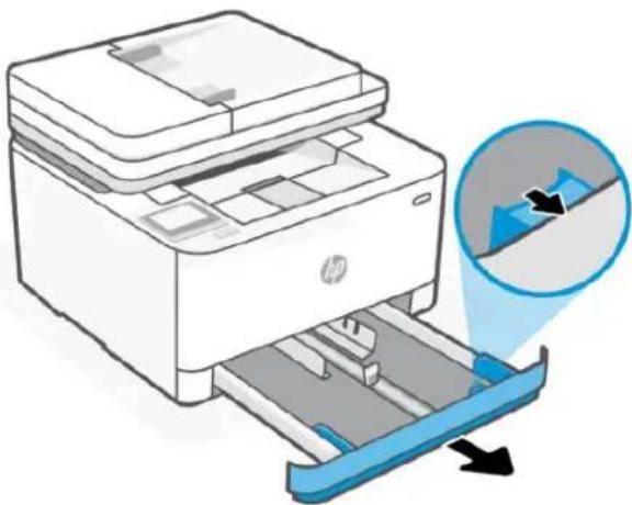 HP LaserJet Pro MFP M3102fdn - Chargement du papier - 2